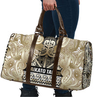 Aotearoa Iwi Waikato Tainui Travel Bag Maori Wharenui House Tribal Pattern