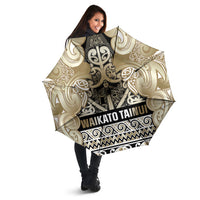 Aotearoa Iwi Waikato Tainui Umbrella Maori Wharenui House Tribal Pattern