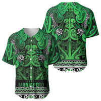 Aotearoa Iwi Ngati Maniapoto Baseball Jersey Maori Wharenui House Tribal Pattern