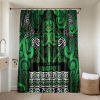 Aotearoa Iwi Ngati Maniapoto Bathroom Set Maori Wharenui House Tribal Pattern