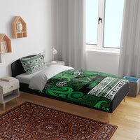Aotearoa Iwi Ngati Maniapoto Bedding Set Maori Wharenui House Tribal Pattern