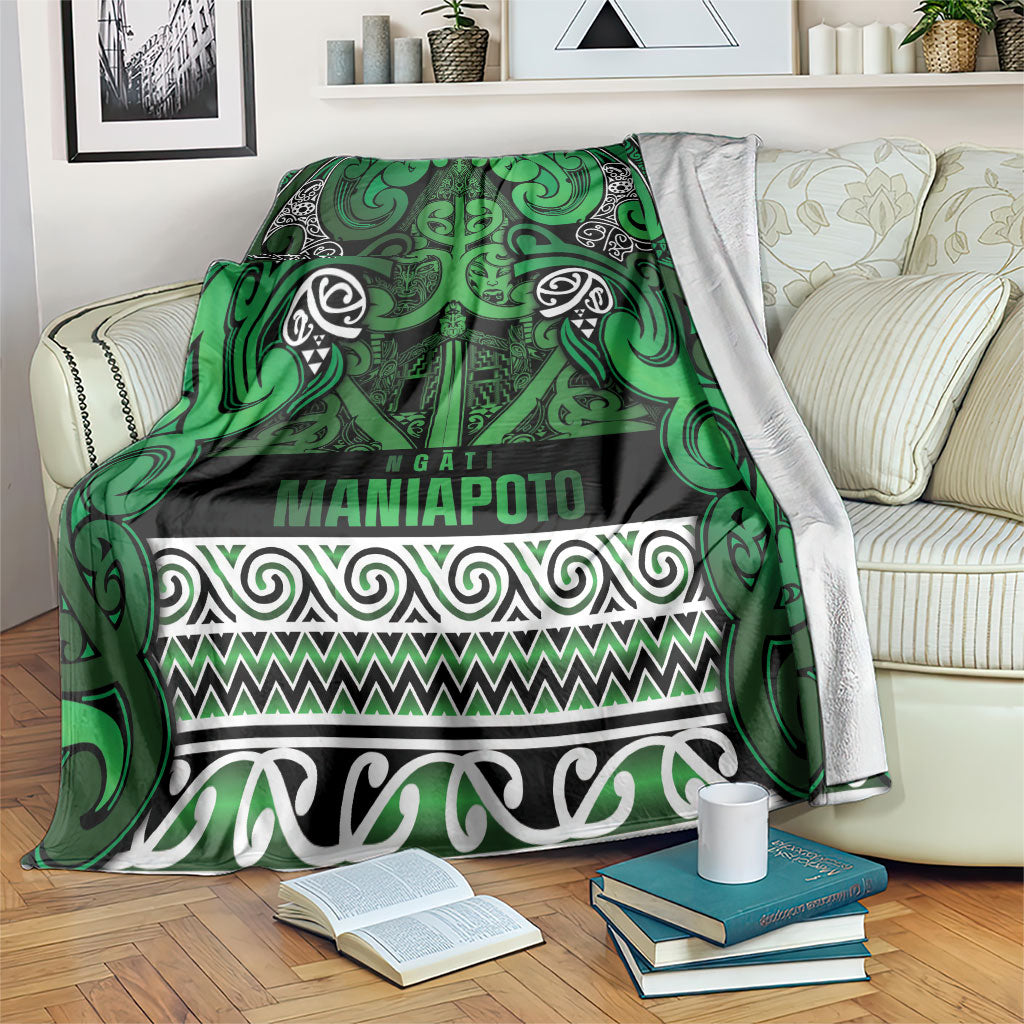 Aotearoa Iwi Ngati Maniapoto Blanket Maori Wharenui House Tribal Pattern