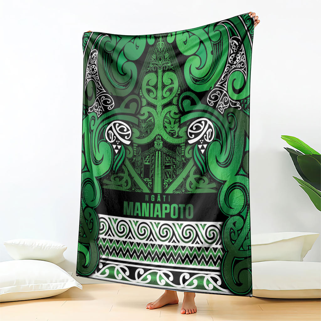 Aotearoa Iwi Ngati Maniapoto Blanket Maori Wharenui House Tribal Pattern