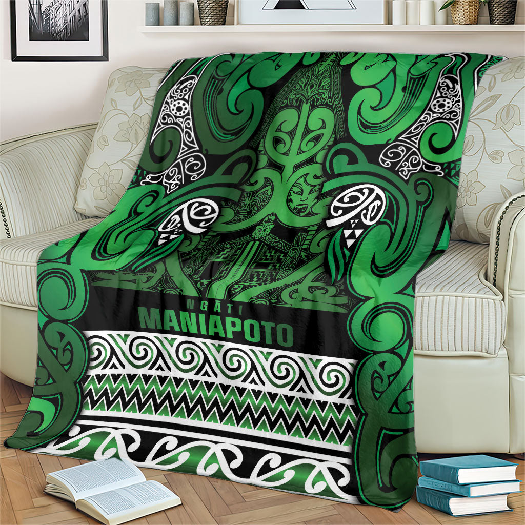Aotearoa Iwi Ngati Maniapoto Blanket Maori Wharenui House Tribal Pattern