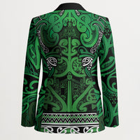 Aotearoa Iwi Ngati Maniapoto Blazer Maori Wharenui House Tribal Pattern