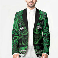 Aotearoa Iwi Ngati Maniapoto Blazer Maori Wharenui House Tribal Pattern