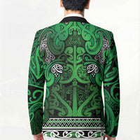 Aotearoa Iwi Ngati Maniapoto Blazer Maori Wharenui House Tribal Pattern