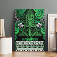 Aotearoa Iwi Ngati Maniapoto Canvas Wall Art Maori Wharenui House Tribal Pattern