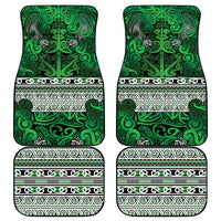Aotearoa Iwi Ngati Maniapoto Car Mats Maori Wharenui House Tribal Pattern