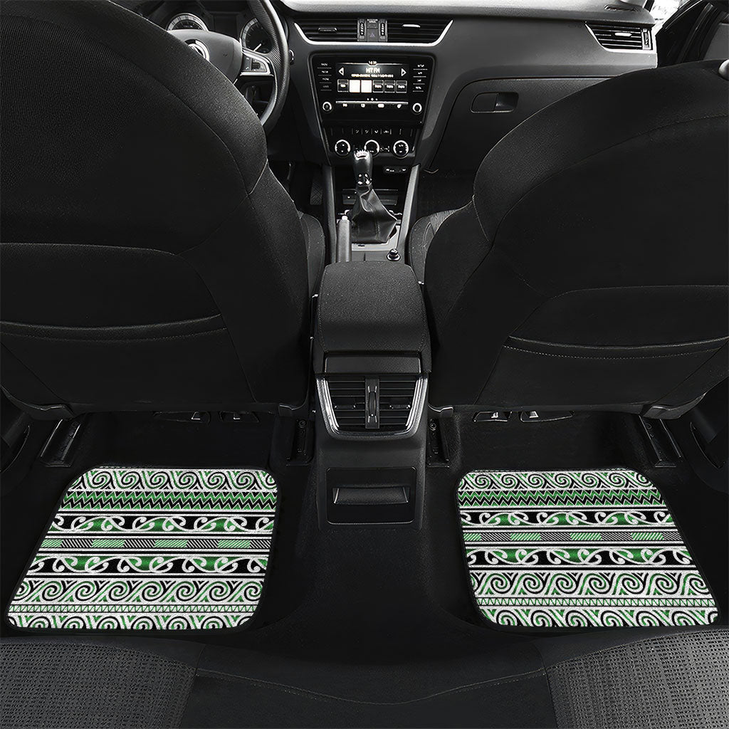 Aotearoa Iwi Ngati Maniapoto Car Mats Maori Wharenui House Tribal Pattern