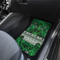 Aotearoa Iwi Ngati Maniapoto Car Mats Maori Wharenui House Tribal Pattern