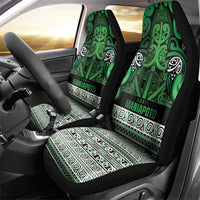 Aotearoa Iwi Ngati Maniapoto Car Seat Cover Maori Wharenui House Tribal Pattern