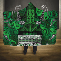 Aotearoa Iwi Ngati Maniapoto Hooded Blanket Maori Wharenui House Tribal Pattern