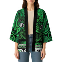 Aotearoa Iwi Ngati Maniapoto Kimono Maori Wharenui House Tribal Pattern