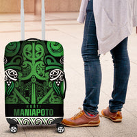 Aotearoa Iwi Ngati Maniapoto Luggage Cover Maori Wharenui House Tribal Pattern