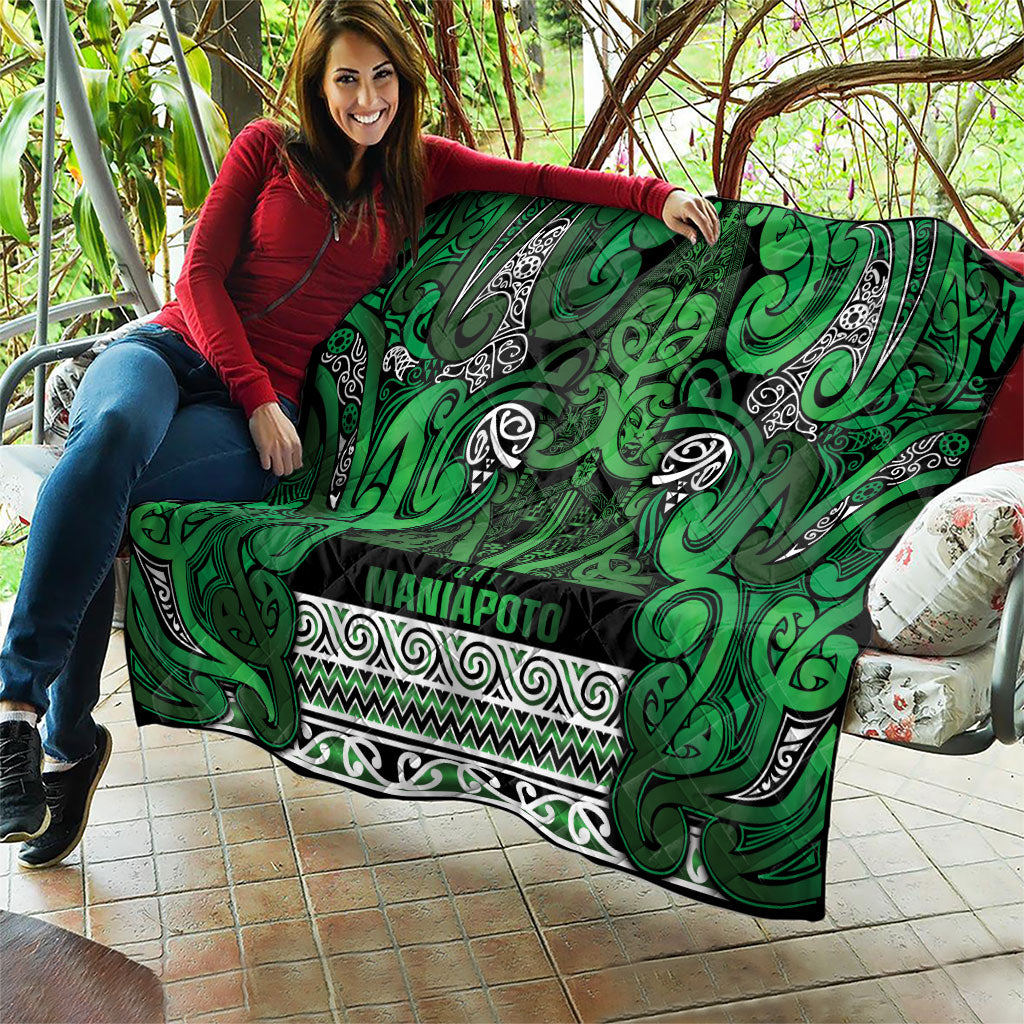 Aotearoa Iwi Ngati Maniapoto Quilt Maori Wharenui House Tribal Pattern