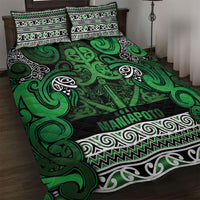 Aotearoa Iwi Ngati Maniapoto Quilt Bed Set Maori Wharenui House Tribal Pattern