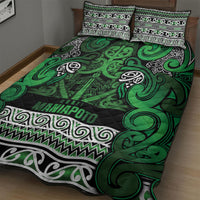 Aotearoa Iwi Ngati Maniapoto Quilt Bed Set Maori Wharenui House Tribal Pattern