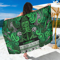 Aotearoa Iwi Ngati Maniapoto Sarong Maori Wharenui House Tribal Pattern