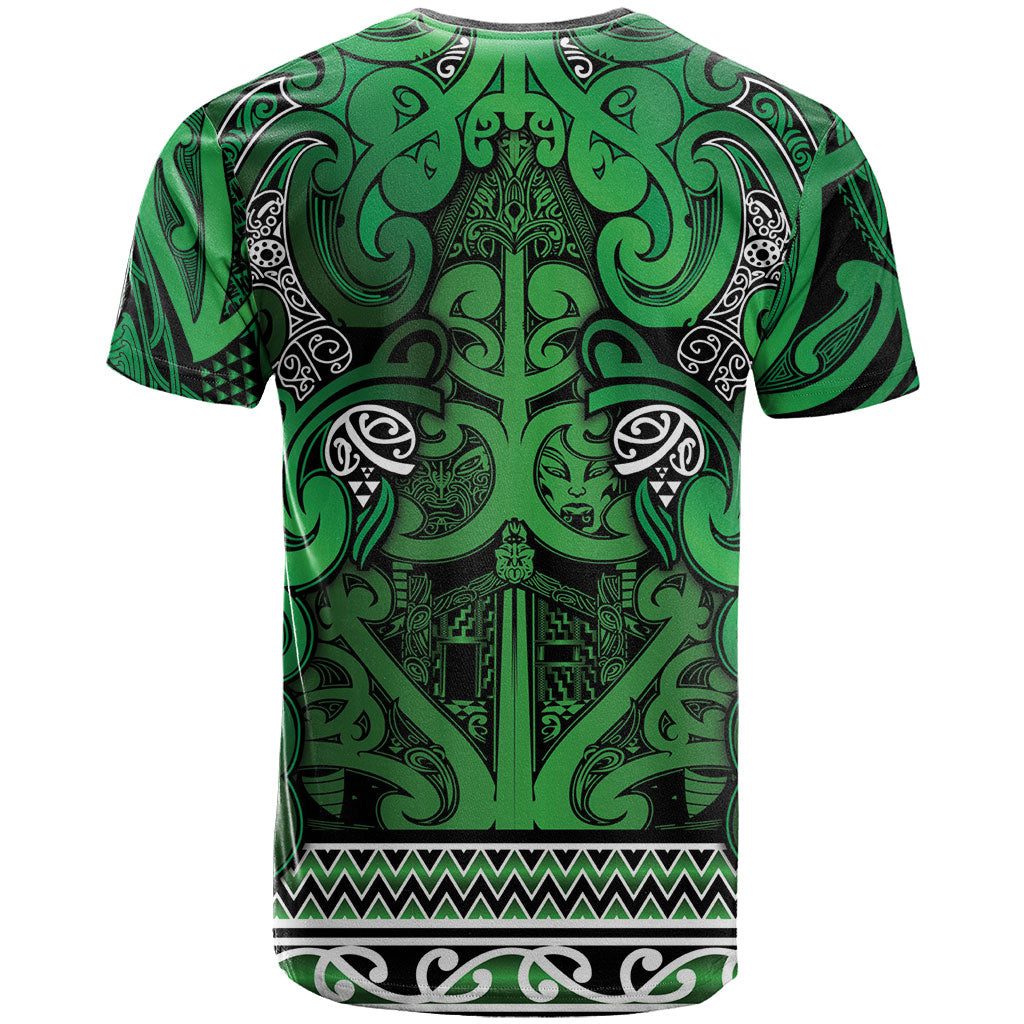 Aotearoa Iwi Ngati Maniapoto T Shirt Maori Wharenui House Tribal Pattern
