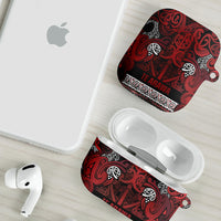 Aotearoa Iwi Te Arawa AirPods Case Maori Wharenui House Tribal Pattern