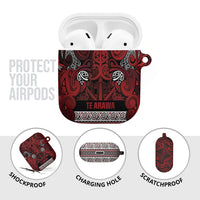 Aotearoa Iwi Te Arawa AirPods Case Maori Wharenui House Tribal Pattern