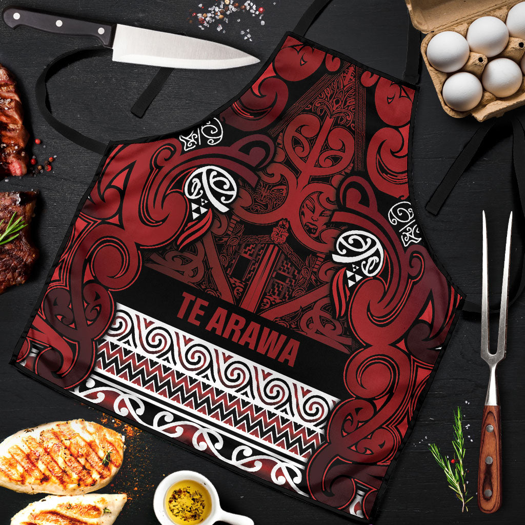 Aotearoa Iwi Te Arawa Apron Maori Wharenui House Tribal Pattern