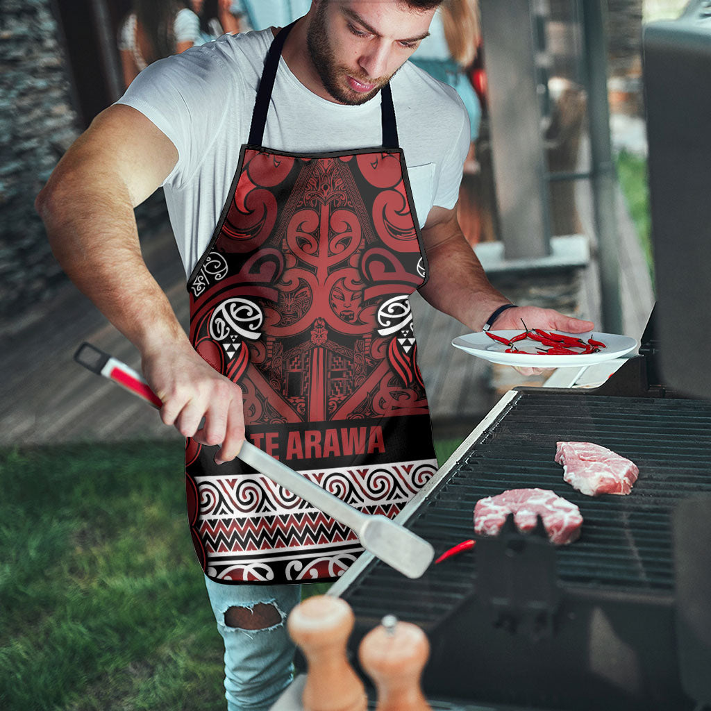 Aotearoa Iwi Te Arawa Apron Maori Wharenui House Tribal Pattern