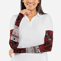 Aotearoa Iwi Te Arawa Arm Sleeves Maori Wharenui House Tribal Pattern