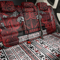 Aotearoa Iwi Te Arawa Back Car Seat Cover Maori Wharenui House Tribal Pattern