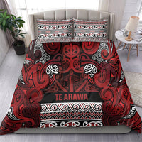 Aotearoa Iwi Te Arawa Bedding Set Maori Wharenui House Tribal Pattern