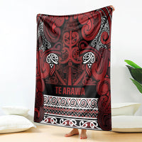Aotearoa Iwi Te Arawa Blanket Maori Wharenui House Tribal Pattern