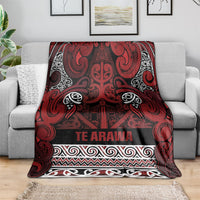 Aotearoa Iwi Te Arawa Blanket Maori Wharenui House Tribal Pattern