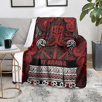 Aotearoa Iwi Te Arawa Blanket Maori Wharenui House Tribal Pattern