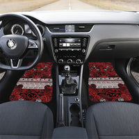 Aotearoa Iwi Te Arawa Car Mats Maori Wharenui House Tribal Pattern