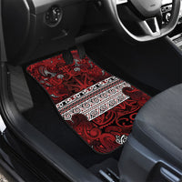 Aotearoa Iwi Te Arawa Car Mats Maori Wharenui House Tribal Pattern