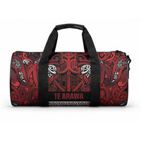 Aotearoa Iwi Te Arawa Duffle Bag Maori Wharenui House Tribal Pattern
