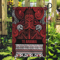 Aotearoa Iwi Te Arawa Garden Flag Maori Wharenui House Tribal Pattern