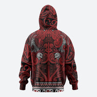 Aotearoa Iwi Te Arawa Hoodie Maori Wharenui House Tribal Pattern