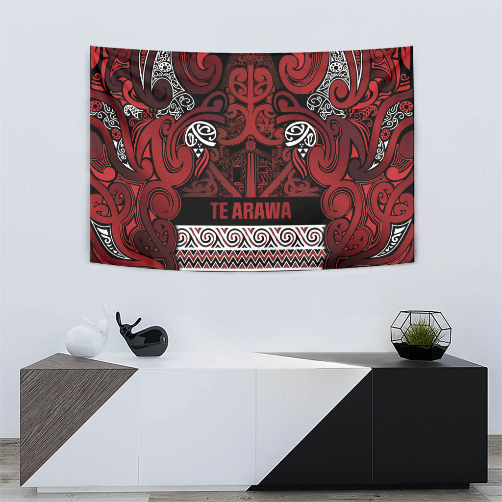 Aotearoa Iwi Te Arawa Tapestry Maori Wharenui House Tribal Pattern