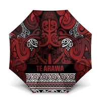 Aotearoa Iwi Te Arawa Umbrella Maori Wharenui House Tribal Pattern