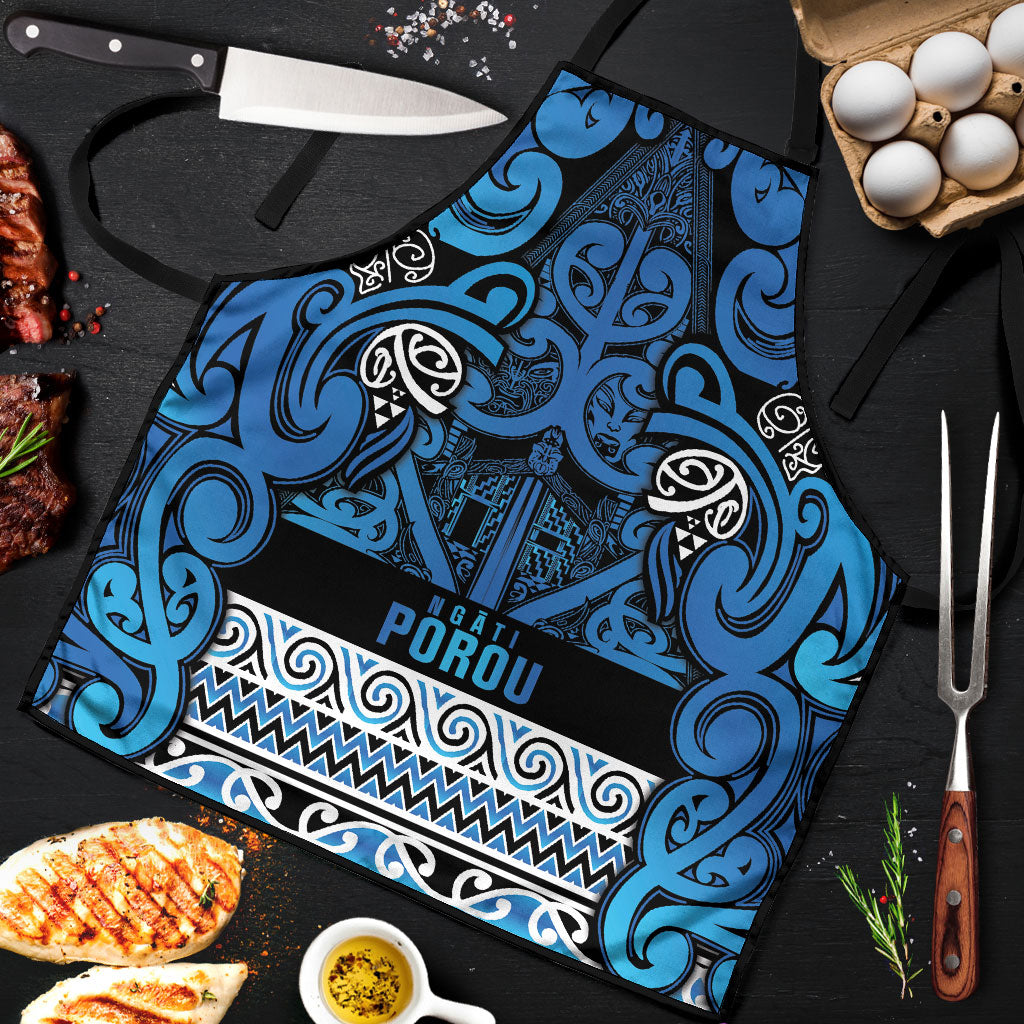 Aotearoa Iwi Ngati Porou Apron Maori Wharenui House Tribal Pattern