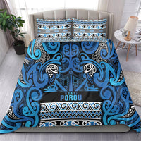 Aotearoa Iwi Ngati Porou Bedding Set Maori Wharenui House Tribal Pattern