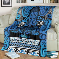 Aotearoa Iwi Ngati Porou Blanket Maori Wharenui House Tribal Pattern