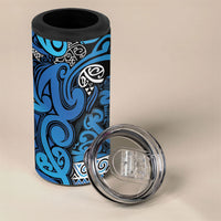 Aotearoa Iwi Ngati Porou 4 in 1 Can Cooler Tumbler Maori Wharenui House Tribal Pattern