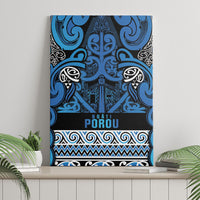Aotearoa Iwi Ngati Porou Canvas Wall Art Maori Wharenui House Tribal Pattern