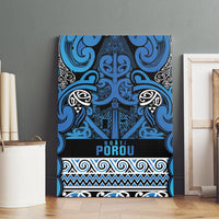 Aotearoa Iwi Ngati Porou Canvas Wall Art Maori Wharenui House Tribal Pattern