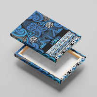 Aotearoa Iwi Ngati Porou Canvas Wall Art Maori Wharenui House Tribal Pattern
