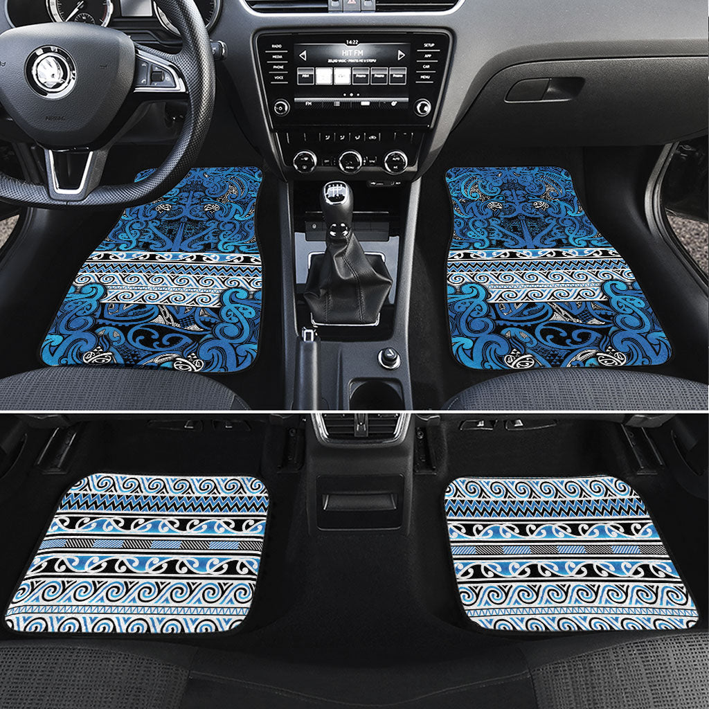 Aotearoa Iwi Ngati Porou Car Mats Maori Wharenui House Tribal Pattern