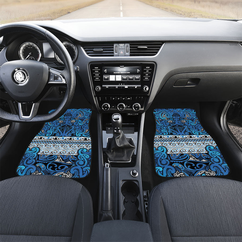 Aotearoa Iwi Ngati Porou Car Mats Maori Wharenui House Tribal Pattern